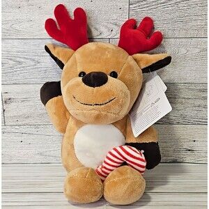 Evergreen Christmas Reindeer Plush Small 6-14 Plays Music